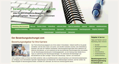 Desktop Screenshot of bewerbungsdschungel.com